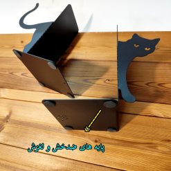 نگهدارنده کتاب نیتا متال طرح گربه