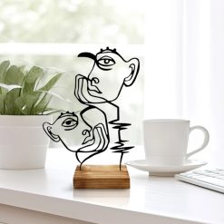 تندیس مینیمال نیتا متال طرح ژورنالی و کوبیسم