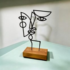 تندیس مینیمال نیتا متال طرح چهره