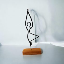 تندیس مینیمال نیتا متال طرح بالرین