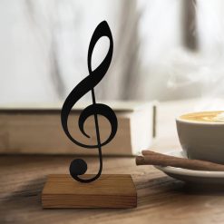 تندیس مینیمال نیتا متال طرح کلید سل (نت موسیقی)