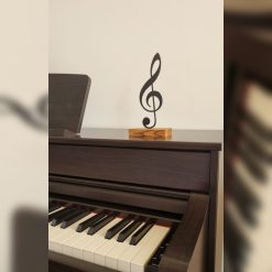 تندیس مینیمال نیتا متال طرح کلید سل (نت موسیقی)