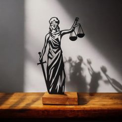 تندیس مینیمال طرح بانوی عدالت