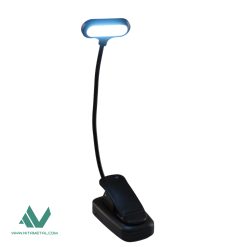 چراغ مطالعه شارژی گیره دار نیتا متال