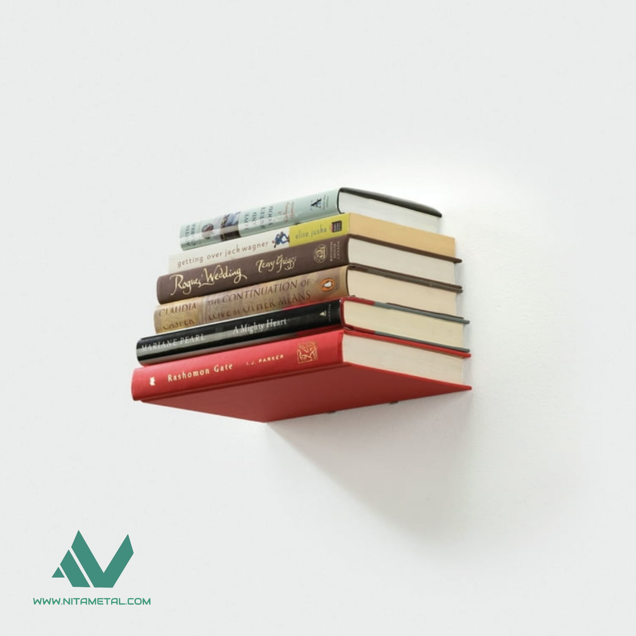 شلف دیواری مخفی کتاب نیتا متال