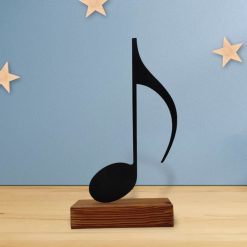 تندیس مینیمال نیتا متال طرح نت موسیقی چنگ