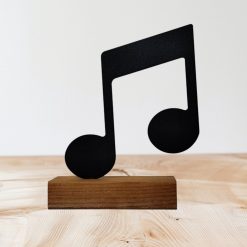 تندیس مینیمال نیتا متال طرح نت موسیقی چنگ