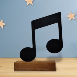 تندیس مینیمال نیتا متال طرح نت موسیقی چنگ