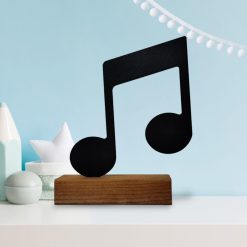 تندیس مینیمال نیتا متال طرح نت موسیقی چنگ