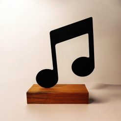 تندیس مینیمال نیتا متال طرح نت موسیقی چنگ کد 2