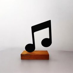 تندیس مینیمال نیتا متال طرح نت موسیقی چنگ کد 2