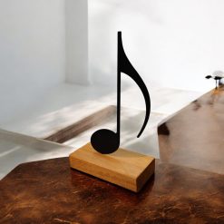 تندیس مینیمال نیتا متال طرح نت موسیقی چنگ کد 1