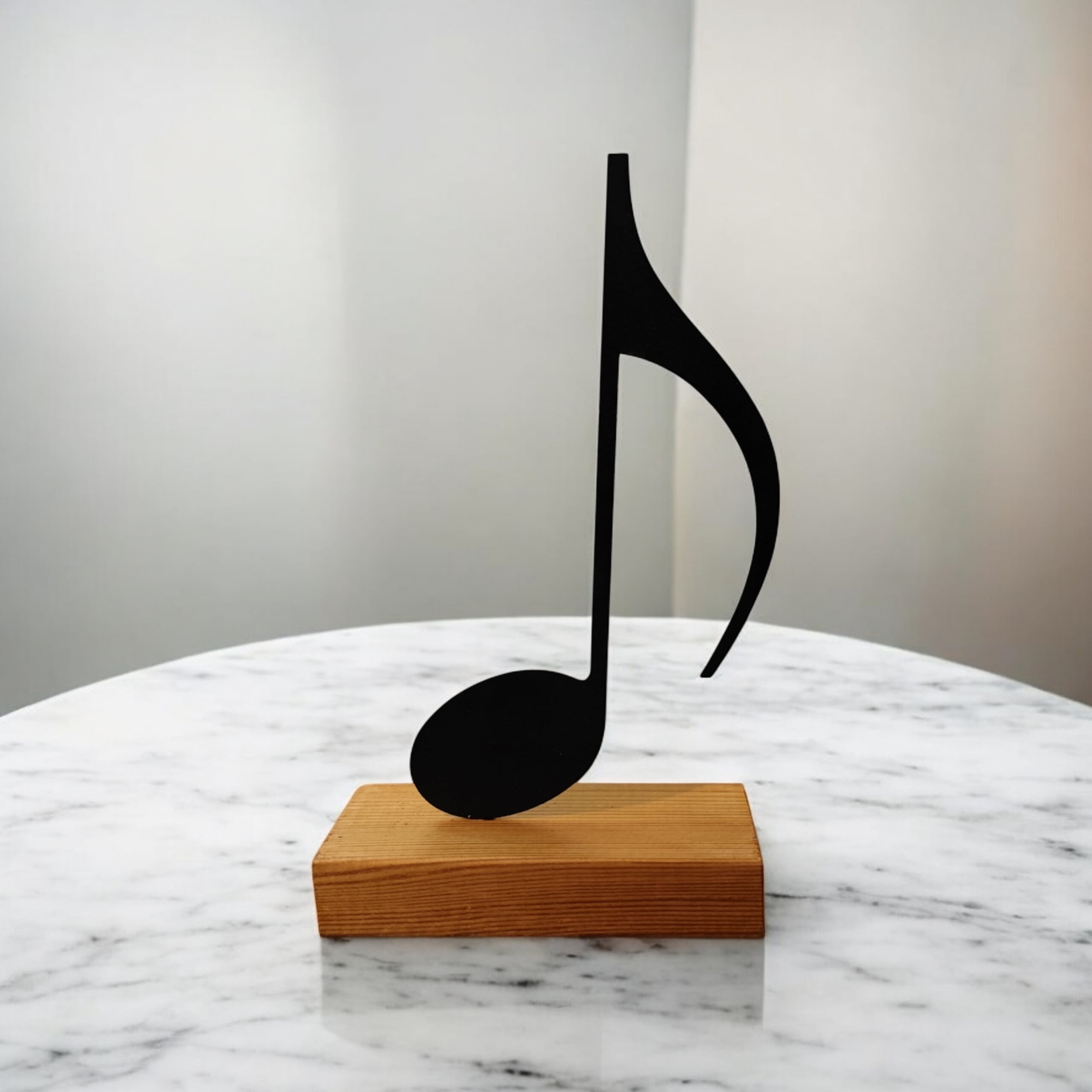 تندیس مینیمال نیتا متال طرح نت موسیقی چنگ کد 1