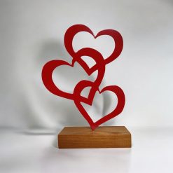 تندیس مینیمال نیتا متال طرح قلب