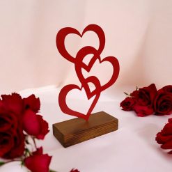 تندیس مینیمال نیتا متال طرح قلب